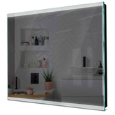 Specchio LED Quadrato | Controllo tramite interruttore a muro | Luce bianca fredda - Reyze Serie Edge Modello 8